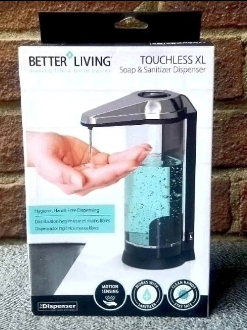 Touchless XL Soap & Sanitizer Dispenser Automatic Adjustable Large Capacity